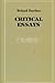 Critical Essays by Roland Barthes