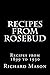 RECIPES from ROSEBUD