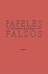 Papeles falsos Book cover for Papeles falsos