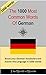 The 1000 most commonly used German Words by David Serge