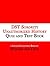 DST Sorority Unauthorized History Quiz and Test Book