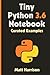 Tiny Python 3.6 Notebook: Curated Examples (Treading on Python)