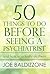 50 Things To Do Before Seeing a Psychiatrist by Joe Baldizzone