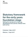 Statutory Framework for the EYFS