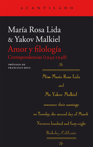 Amor y filología. Correspondencias (1943-1948)