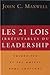 Les 21 Lois Irréfutables Du Leadership by John C. Maxwell