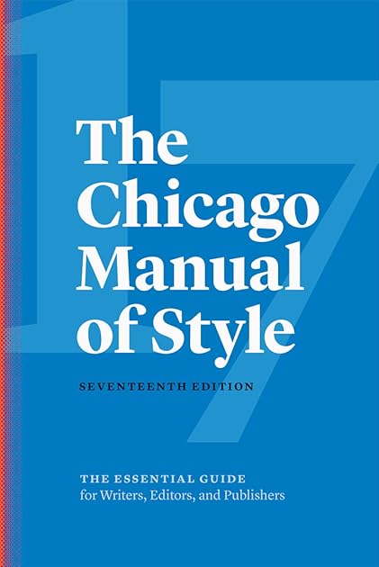 The Chicago Manual of Style