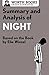 Summary and Analysis of Night: Based on the Book by Elie Wiesel (Smart Summaries)