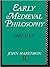 Early Medieval Philosophy 4...