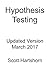 Hypothesis Testing - March ...