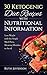 30 Ketogenic Diet Recipes with Nutritional Information by Ruth Jefferson