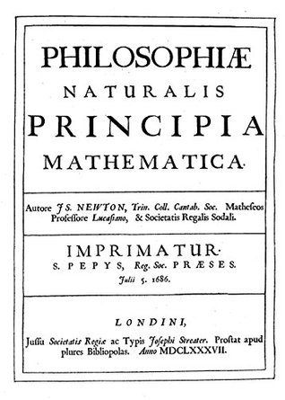 Principia Mathematica, by Isaac Newton