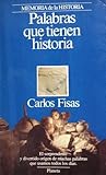 Palabras que tienen historia