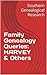 Family Genealogy Queries: HARVEY & Others (Southern Genealogical Research)