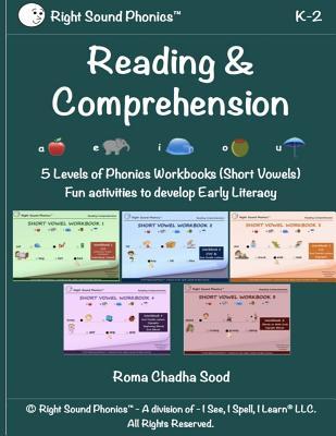 Build Reading & Comprehension - I See, I Spell, I Learn®: 5 Levels of Phonics Workbooks (Short Vowels) - Fun activities to develop Early Literacy (Phonics & Short Vowel Workbooks)