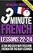 3 Minute French: Lessons 22-24: A fun and easy way to learn French for the busy learner