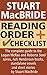 Stuart MacBride Reading Order and Checklist: The complete guide to the Logan McRae and Roberta Steel series, Ash Henderson books, plus standalone novels and short stories
