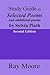 Study Guide to Selected Poems and additional poems by Sylvia Plath