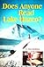 Does Anyone Read Lake Hazen? (Occasional Publications Series)