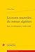 Lectures Nouvelles Du Roman Algerien by Charles Bonn