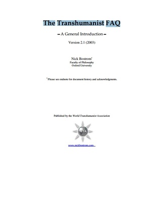 The Transhumanist FAQ (Unknown Binding)