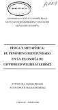 Física y metafísica: el fenómeno bien fundado en la filosofía de Leibniz