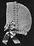 #0292 BABY BONNET VINTAGE CROCHET PATTERN