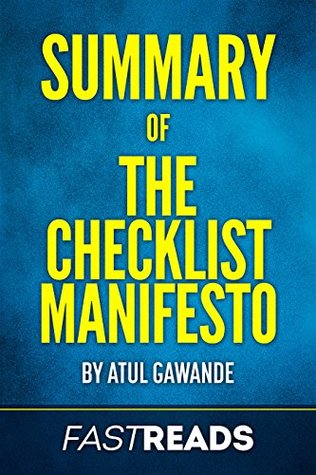 Summary of The Checklist Manifesto: Includes Key Takeaways & Analysis (Kindle Edition)