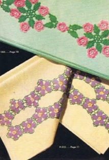 #0568 WILD ROSE SCROLL VINTAGE CROCHET PATTERN