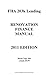 Renovation Finance Manual