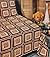 #0900 VINTAGE CROCHETED BED...