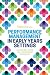 Performance Management in Early Years Settings: A Practical Guide for Leaders and Managers