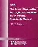 Sae On-Board Diagnostics for Light and Medium Duty Vehicles Standards Manual 2003