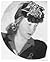 #1409 FLOWER HAT VINTAGE CR...