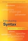 Introducing Syntax (Cambridge Introductions to Language and Linguistics)