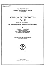 Military Cryptanalysis : Simpler Varieties of Polyalphabetic Substition Systems: Part II