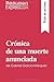 Crónica de una muerte anunc...