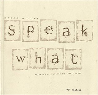 Speak what