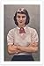 #1947 VINTAGE CROCHETED, TI...