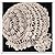 #2350 CAP VINTAGE CROCHET P...