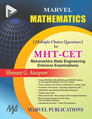 Marvel MHT-CET Mathematics (Paperback)