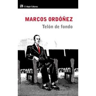 Portada de Telón de fondo, de Marcos Ordóñez