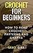 Crochet For Beginners: How To Read Crochet Patterns and Graphs