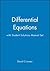 Differential Equations, Textbook and Student Solutions Manual: Graphics, Models, Data
