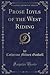 Prose Idyls of the West Riding (Classic Reprint)
