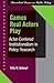 Games Real Actors Play: Actor-Centered Institutionalism in Policy Research