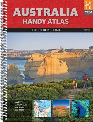 Australia Handy Atlas: Hema A4 Size (Spiral-bound)