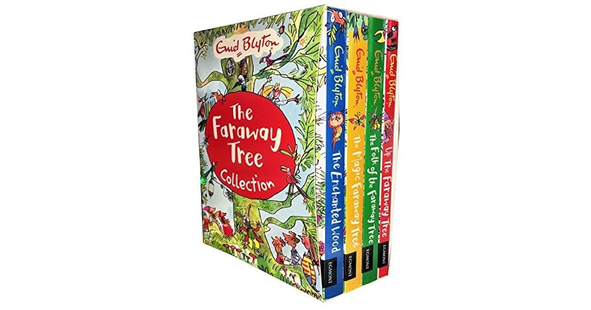 Enid Blyton The Magic Faraway Tree Collection 4 Books Box Set Pack by