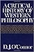 A Critical History of Western Philosophy