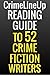 CrimeLineUp Reading Guide to 52 Crime Fiction Writers by CrimeLineUp